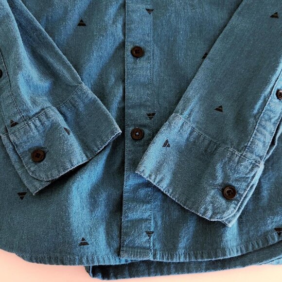 Hollister Sz M Epic Flex Stretch Button Down Shirt Muscle Fit Long Sleeve Casual - Picture 6 of 10